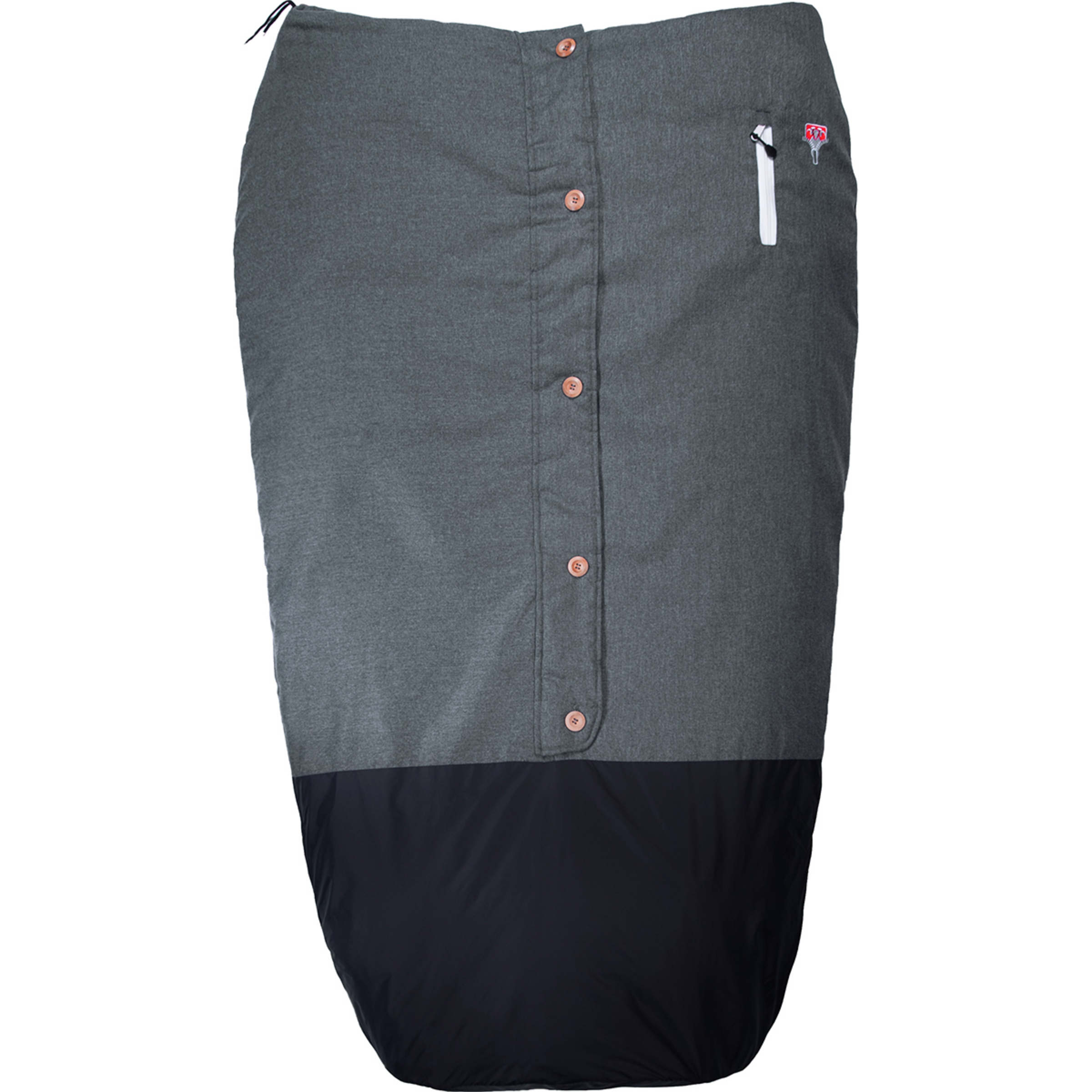 Grüezi Bag Feater - The Feet Heater Deluxe Schlafsack Kunstfaserschlafsäcke grau Größe max. 200cm Camping | Lifestyle Atmungsaktiv