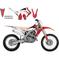 Blackbird, Motorrad Zubehör, Aufklebersatz für Honda CRF 250R '14-'17, CRF 450R '13-'16 LINEAR