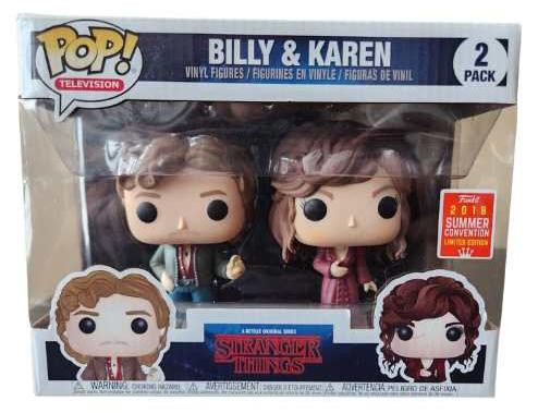 Funko Pop! Stranger Things Billy en Karen 2018 Summer Convention Limited Edition Vinyl figuur