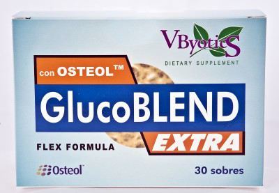 Vbyotics Glucoblend Extra With Osteol 30 Packets.