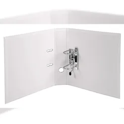 Exacompta 53084E 10x Ordner aus PVC mit 2 Ringen, Rücken 70mm, 32x29cm für DIN A4 MAXI - Farben sortiert