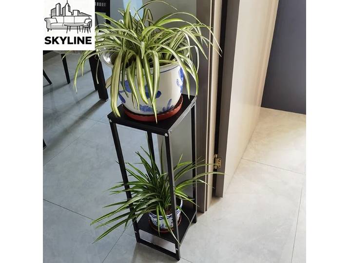 Étagères minimalistes en fer forgé pour plantes, support de sol créatif pour fleurs, présentoir de pots de fleurs, mobilier d'extérieur