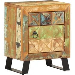 vidaXL Nachttisch 40x30x50 cm Recyceltes Massivholz