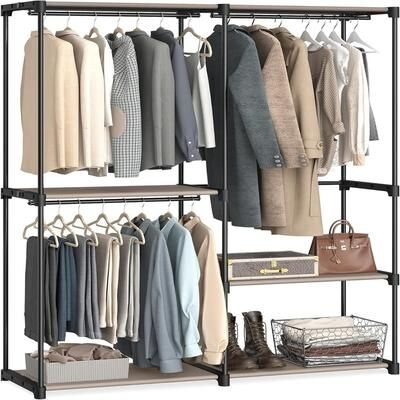 No Freestanding Closet Organizer - 54.3 x 16.9 x 71.7