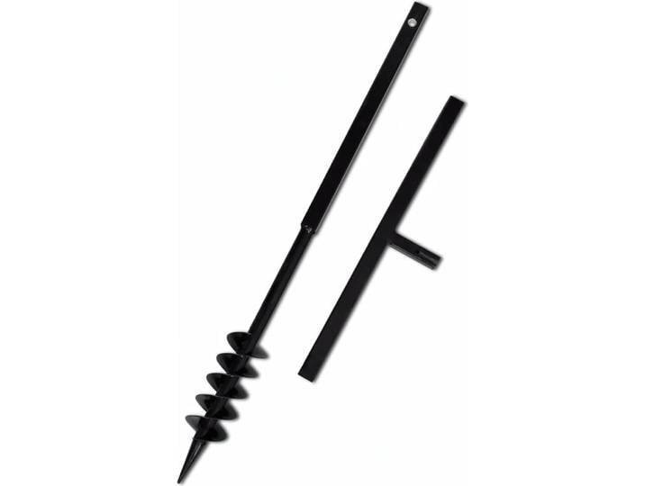 VIDAXL MORDE BRACK mit Griff und Schraubenkopf (Doppelschraube) 80 mm (schwarz)