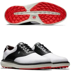 Footjoy Traditions SL Herren Golfschuh weiss/schwarz