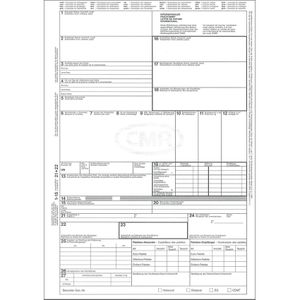 RNK Frachtbrief 2100L CMR, DIN A4, 4-teilig, für Laserdrucker, 4 x 50 Blatt