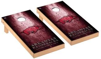 Skip's Garage Arkansas Razorbacks Museum Cornhole Board Set