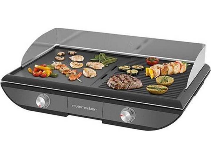 Plancha gril électrique 2300w 50x30cm - Riviera & Bar - QPL570 -