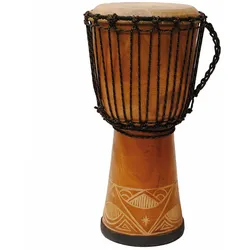 Terré Djembe Terré Carved Mahogany 50cm Djembe 38240875, 22-24cm, 50cm, Schnitze... - Djembe