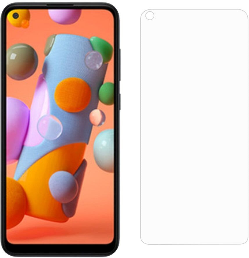 INCOVER Samsung Galaxy M11 Case Friendly Beskyttelsesglas - Hærdet Glas - Gennemsigtig