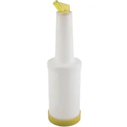 APS Dosier-/Vorratsflasche Kunststoff, Inhalt 1 Liter, gelb