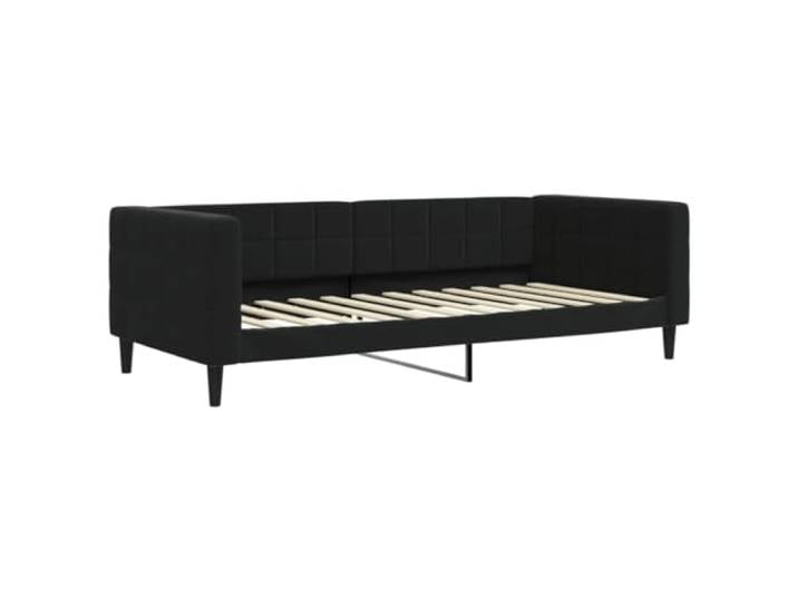vidaXL Tagesbett Schwarz 90x200 cm Samt