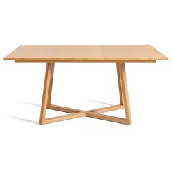 Segmüller Werkstätten Massivholztisch 160 x 90 cm Corner 160/240 Holz Braun Eiche