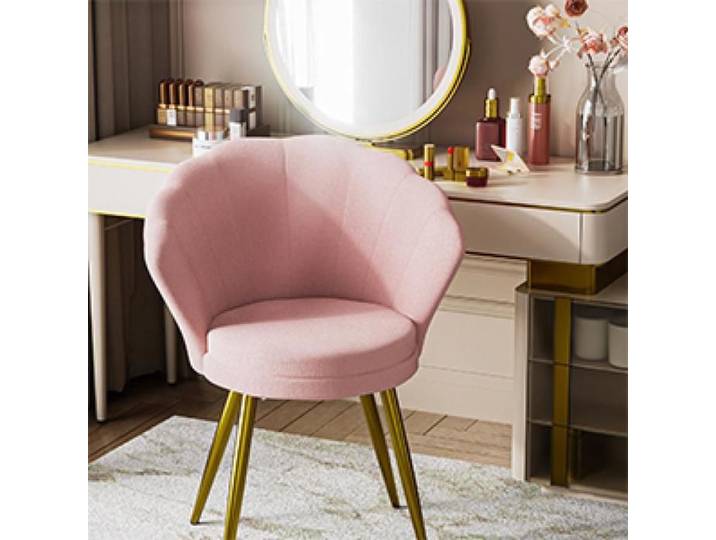 MIPAN Fauteuil Set of One Shell Dining Chair 42x40x80cm Idéal pour le salon la salle à manger rose