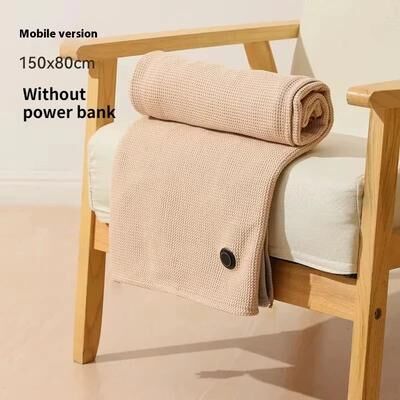 Inspire Select Wearable Electric Blanket USB Heated Shawl Wrap With 3 Heating Levels & Portable Winter Warming Blanket ivory