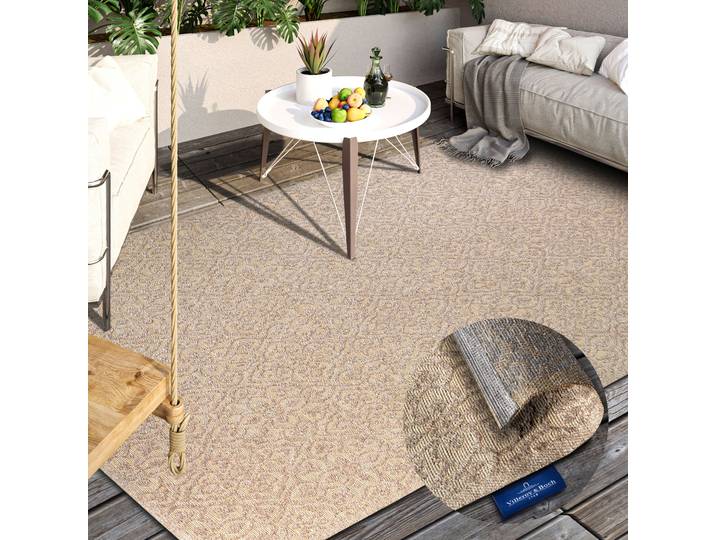 Villeroy & Boch Julie rechteckig 4 mm Höhe In-& Outdoor, Flachgewebe, wetterfest, Terrasse, Balkon, modern, Trend