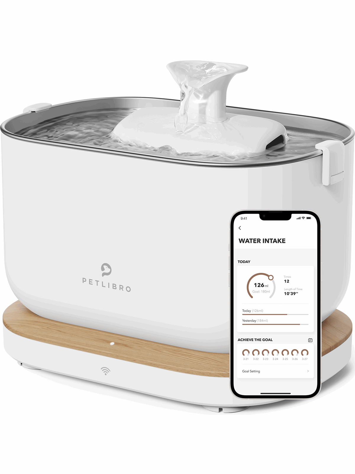Petlibro Dockstream smart wifi fountain white