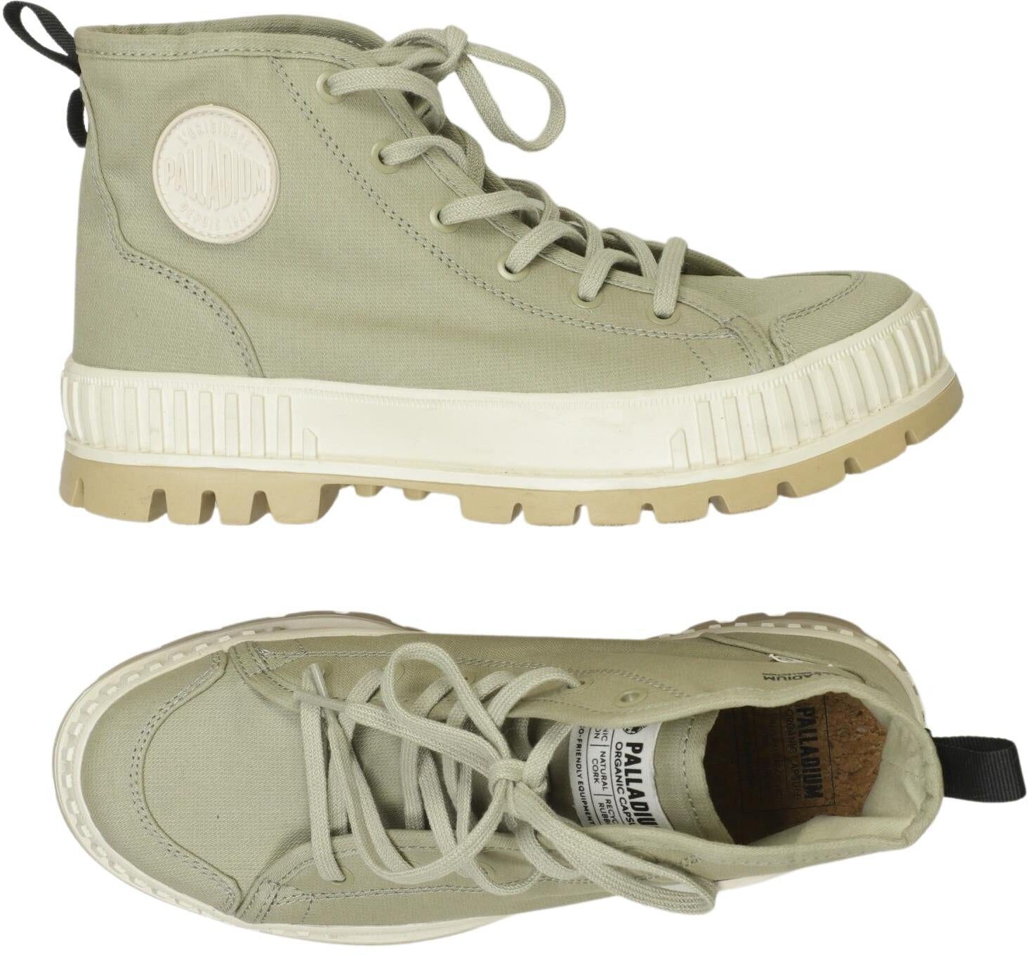 Palladium Damen Sneaker, Hellgrün, Gr. EU 40, kein / Etikett - Second Hand