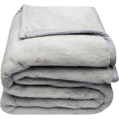 Wohndecke ZOEPPRITZ1828 "The Blanket", grau (cloud), B:150cm L:200cm, Polyester, Wohndecken, Wohndecke, Extra weiche Decke aus recyceltem Polyester