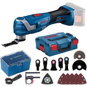 Bosch Multifunktionswerkzeug GOP 18V 34, Akku, 18V, mit 16-teiligem Zubehör-Set und Koffer