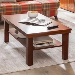Wehrsdorfer Couchtisch Kent Holzoptik Braun Cognac