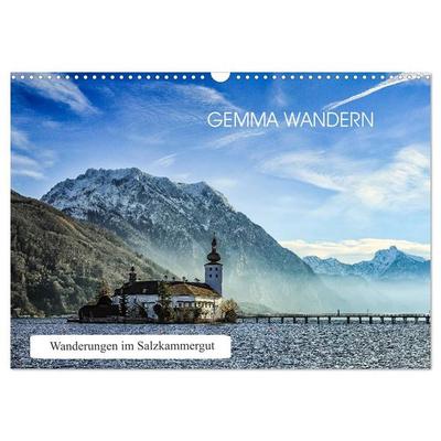 Gemma wandern - Wanderungen im Salzkammergut (Wandkalender 2027 DIN A3 quer), CALVENDO Monatskalender