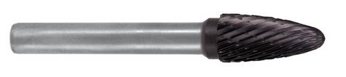 Exact 72362 Frässtift Hartmetall Baum Länge 58mm Schaftdurchmesser 6mm