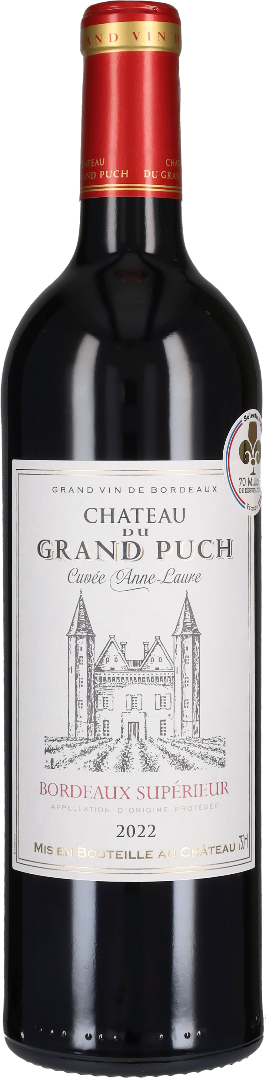 Bordeaux Superieur 'Cuvée Anne-Laure' Chateau Grand Puch 2022