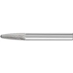 Pferd, Fräser, Frässtift RBF Ø 6 mm Kopflänge 18 mm Schaft-Ø 6 mm Hartmetall Verzahnung 5
