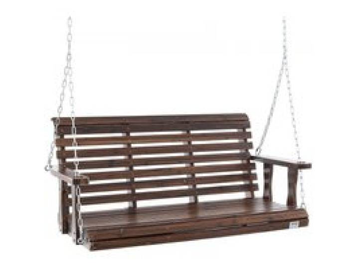 VEVOR Hollywoodschaukel Zedernholz, 1370x710x600mm, Terrassenschaukel für Hof und Garten, verbesserte Tragkraft von ca. 400 kg, robuste Schaukelstuhlbank mit Aufhängeketten für den Außenbereich, Braun