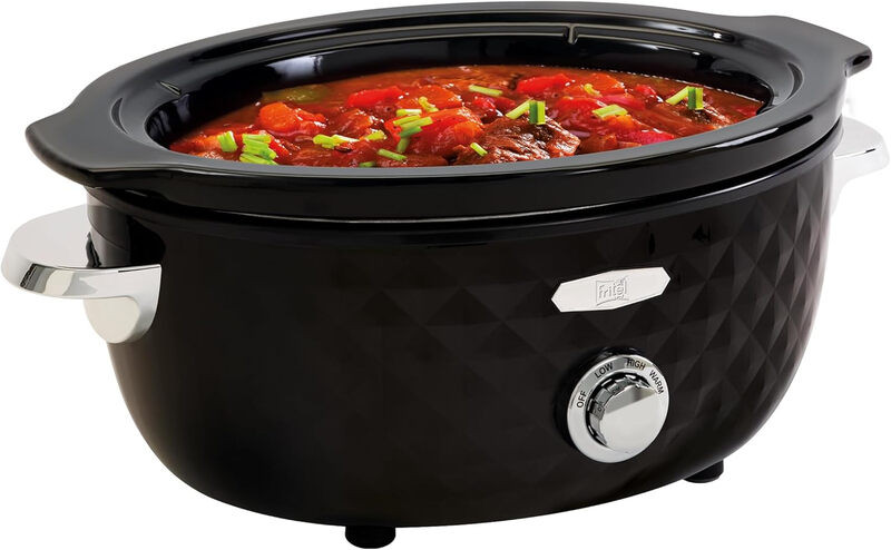 Fritel Slowcooker SC 2290 Elektrische Stoofpan met 5,5 L inhoud en 4 warmtestanden