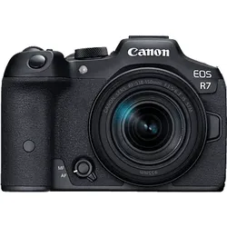 CANON EOS R7 Kit Systemkamera mit Objektiv 18 - 150 mm, 7,5 cm Display Touchscreen, WLAN