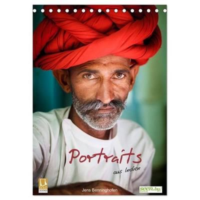 Portraits aus Indien (Tischkalender 2027 DIN A5 hoch), CALVENDO Monatskalender