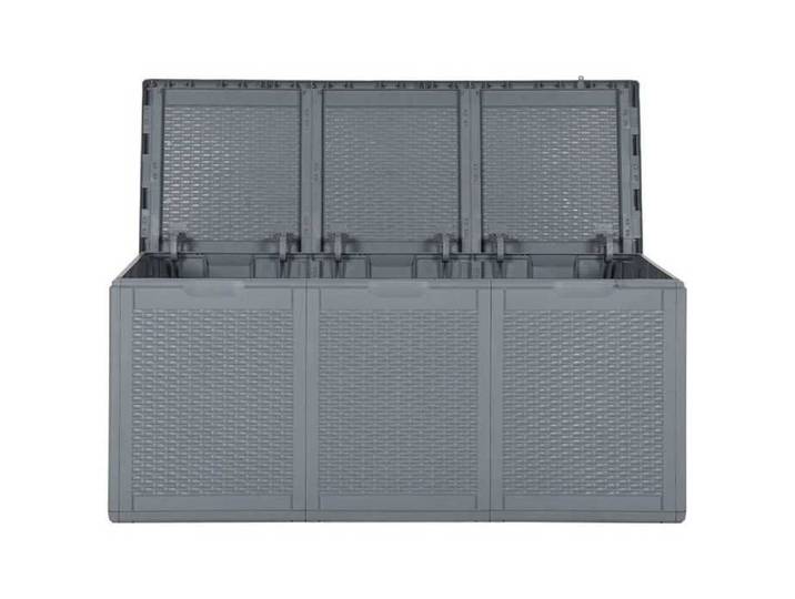 Sale 2026  Coffre de rangement de jardin - BURKE - grande espace - gris PP rotin 270 L CC93