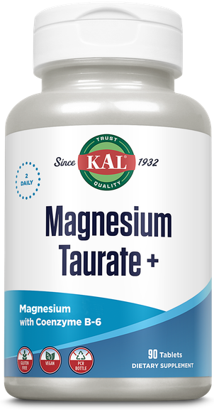 Kal Magnesium Taurate 400 mg + B6 90 Comprimidos