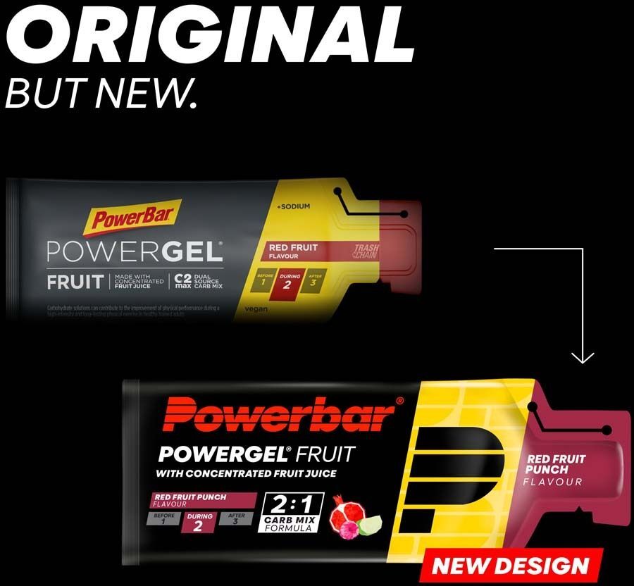 Powerbar Powergel Fruit Red 24x41 g Gel