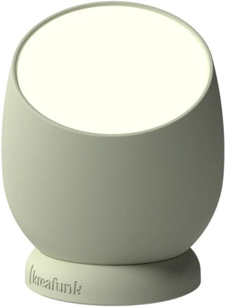Kreafunk Plastic Desk Green 10.7cm H X 9.6cm W X 9.6cm D