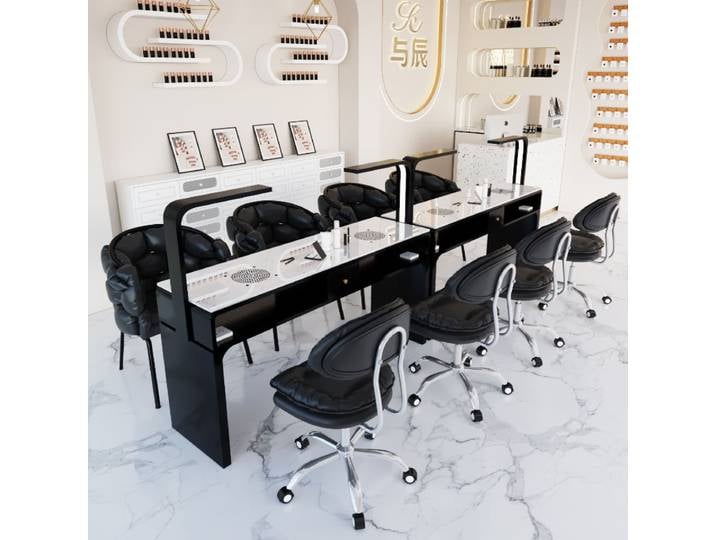 Tables de manucure portables de designer, salon de beauté, luxe moderne, Mesa Manicure, Mesa Manicura professionnelle, mobilier de salon