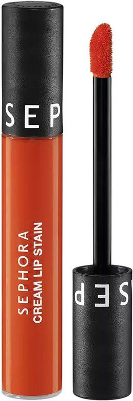 SEPHORA - Cream Lip Stain - Samtiger kussechter Lippenstift - Flüssiger matter Lippenstift, 5 ml,  Neon Marmalade