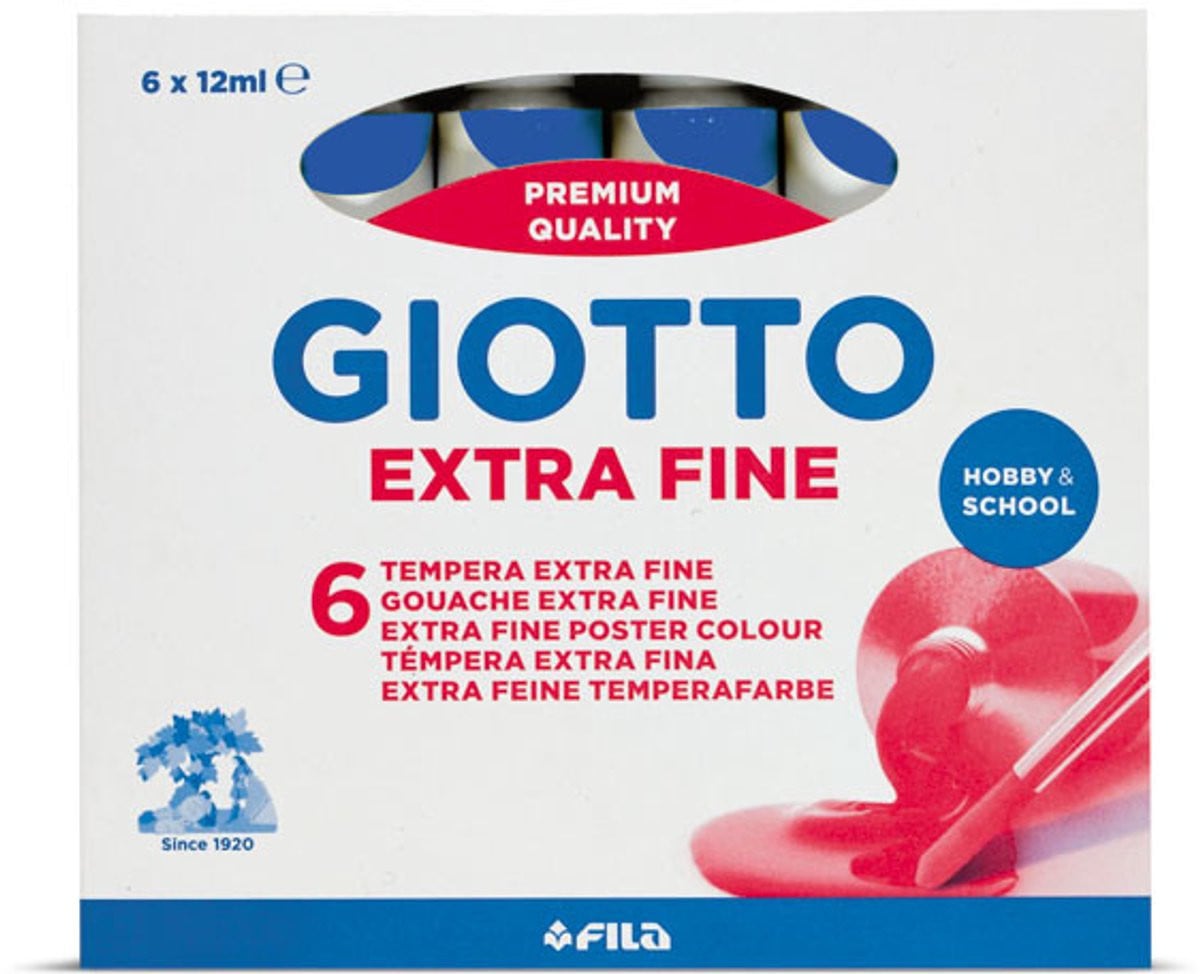 Giotto Temperaverf 12 ml Blauw