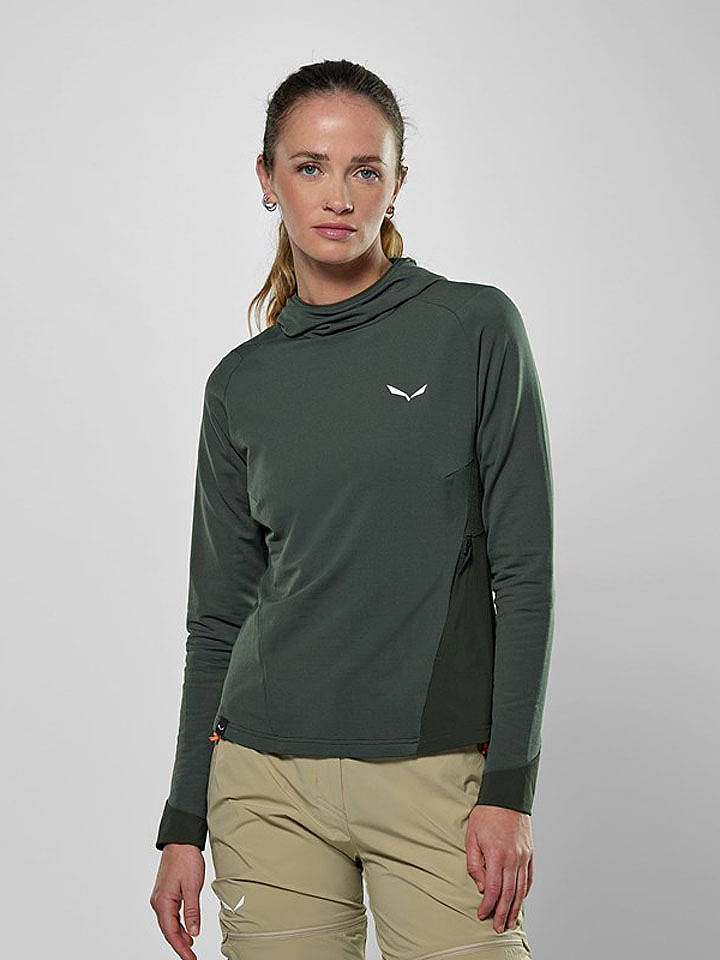 Salewa Funktionslongsleeve "Puez AM" in Khaki - 40