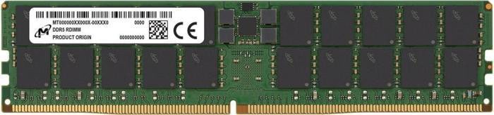 Crucial 64GB (1x64GB) MICRON RDIMM Speicher DDR5-6400, CL52, reg ECC MTC40F2046S1RC64BH1T