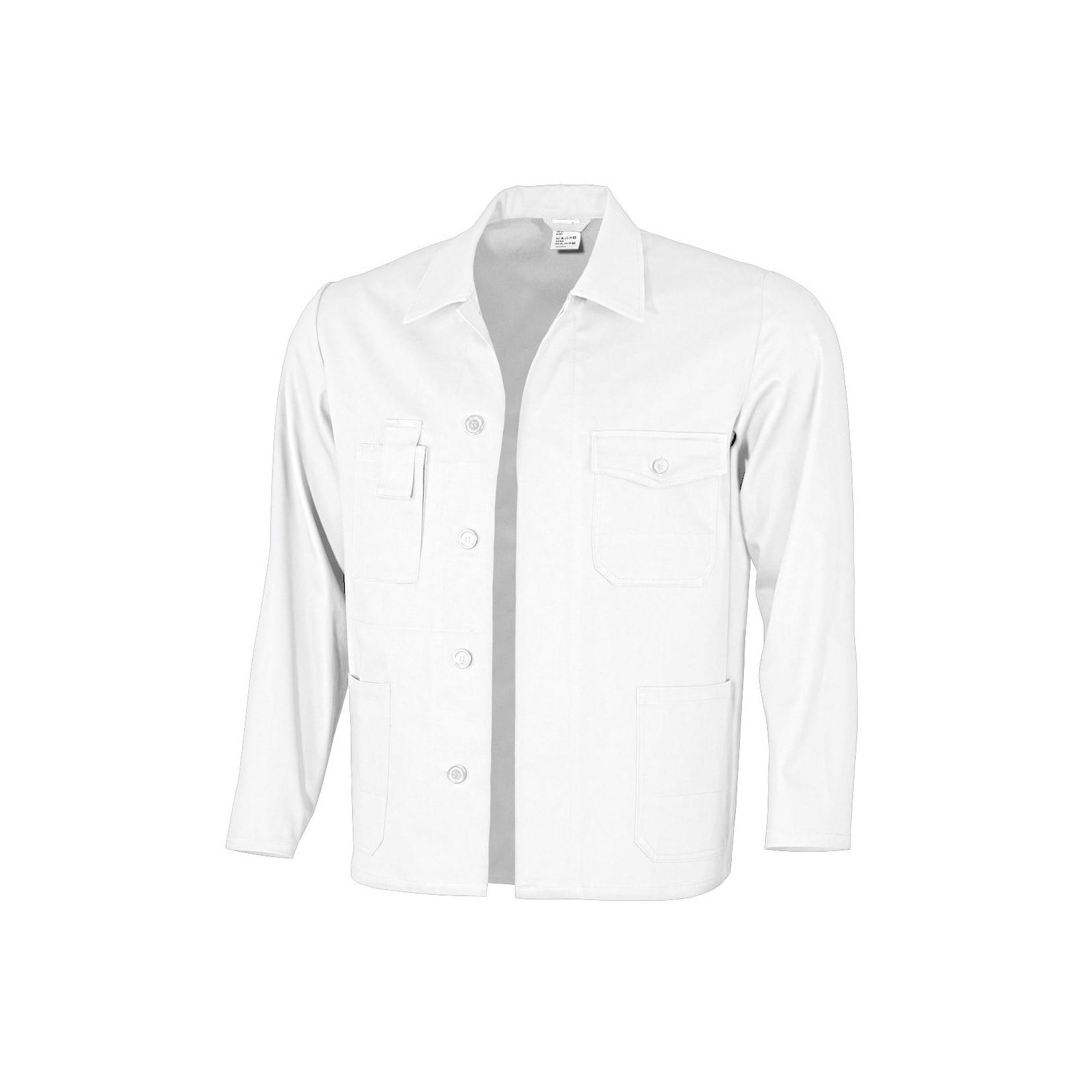 QUALITEX HIGH QUALITY WORKWEAR Langjacke basic weiß Herren: 106