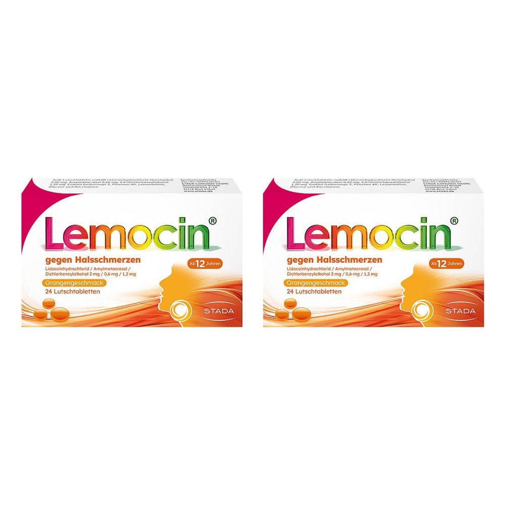 STADA Consumer Health Deutschland GmbH Lemocin gegen Halsschmerzen Orangengeschmack ab 12 Jahren 08102713