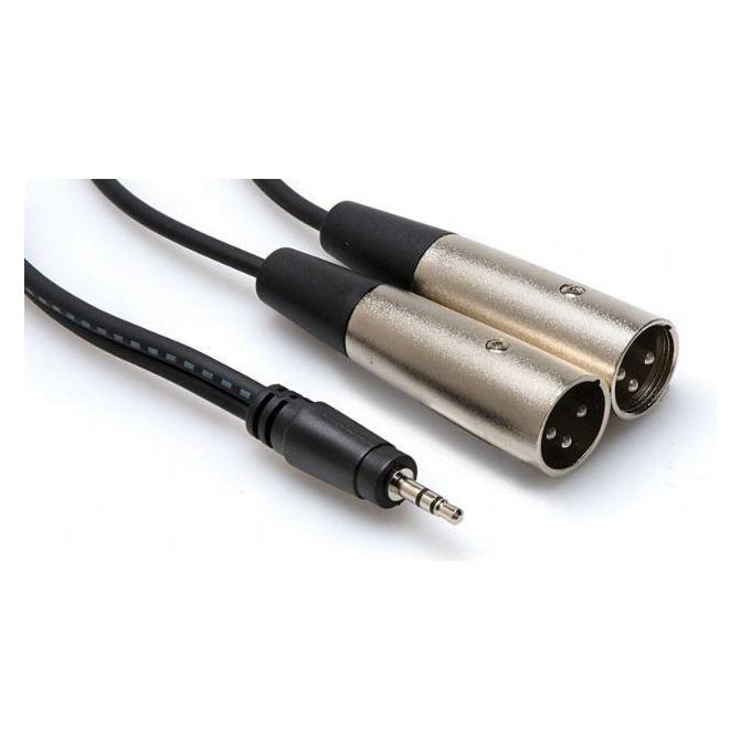 Hosa CYX-402M Stereo Breakout 3.5mm TRS To Dual XLR3M 2 M (2 m) (54680202)