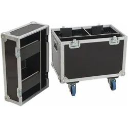 Roadinger Flightcase 2x LED TMH-75, Audio Racks + Cases