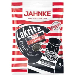 Jahnke Lakritz Gefüllt mit Salmiaksalz Bonbons 125 G