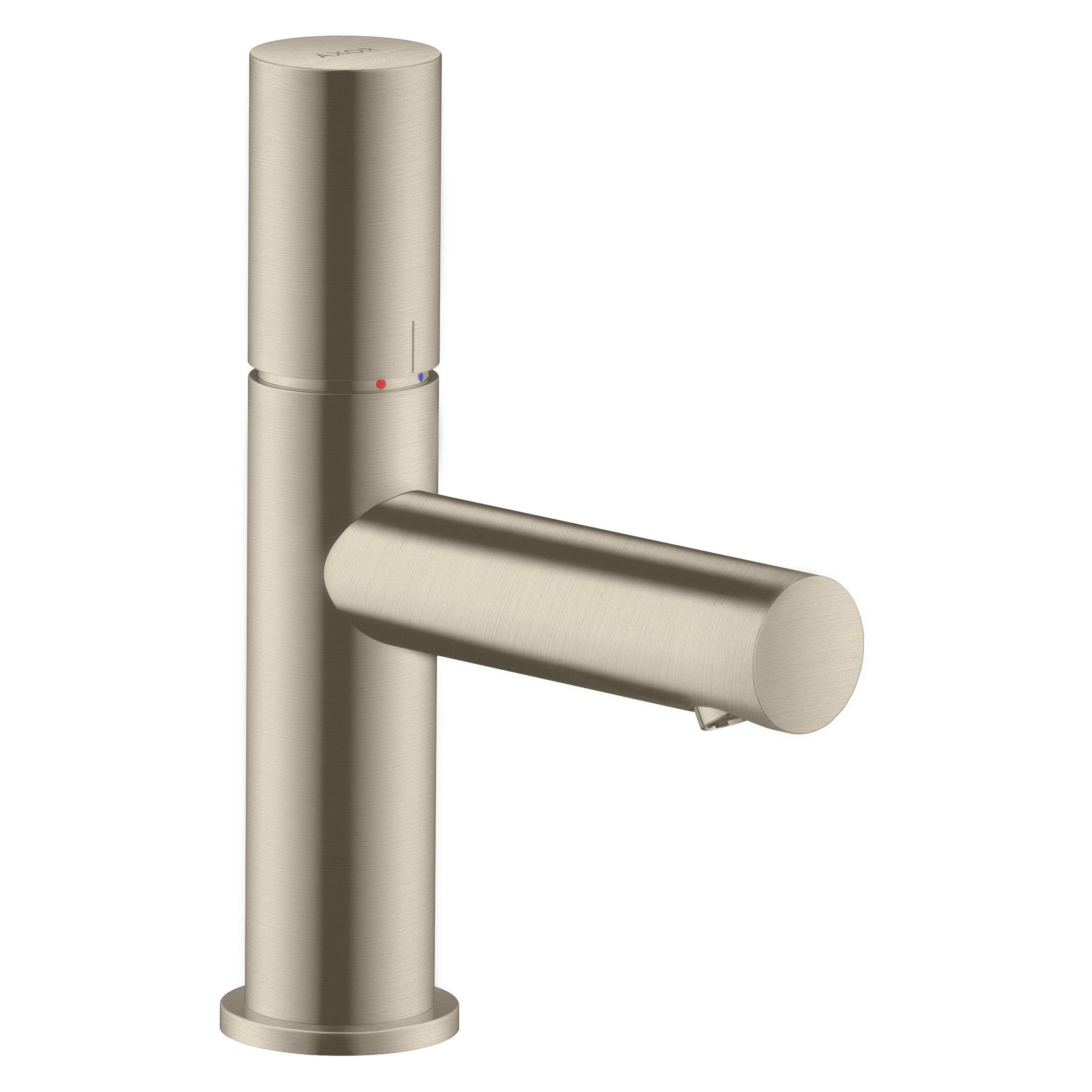 hansgrohe Einhebel-Waschtischmischer AXOR UNO 80 Zerogriff brushed nickel (45005820)