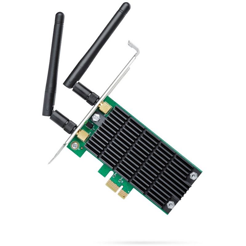 TP-Link AC1200 DualBand Desktop, 2.4GHz/5GHz WLAN, PCIe x1 (Archer T4E)